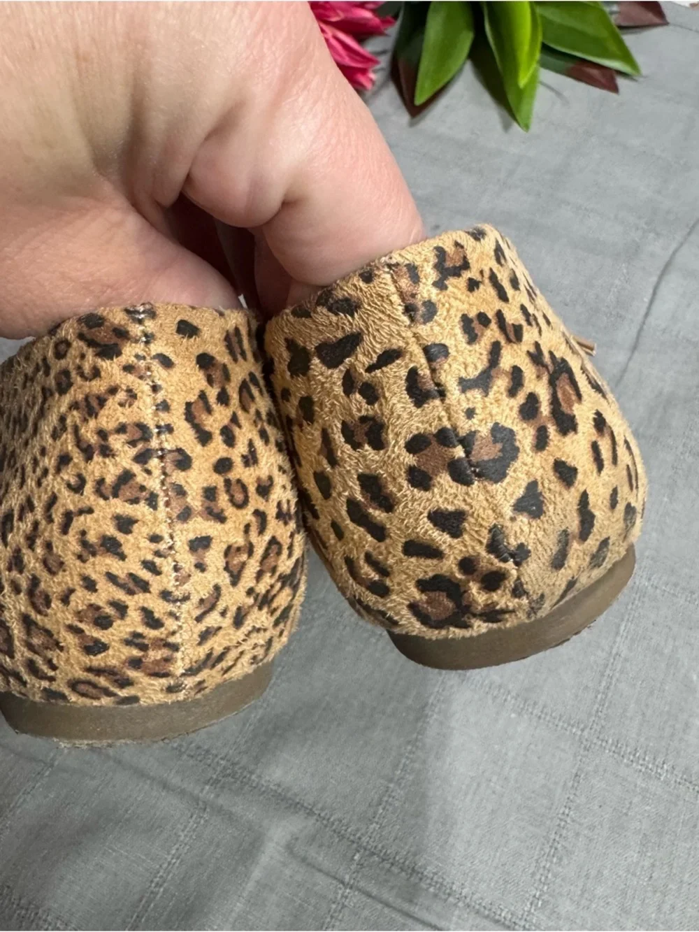 Journee Collection Leopard Print Double Strap Mary Jane Flats Size 9 - Picture 12 of 12